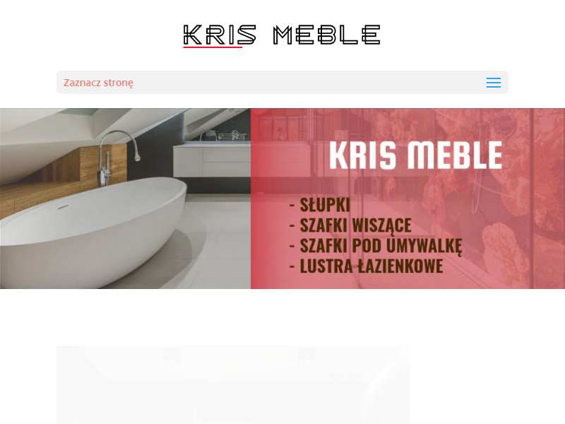 Internetowy sklep meblowy Krismeble.com.pl!