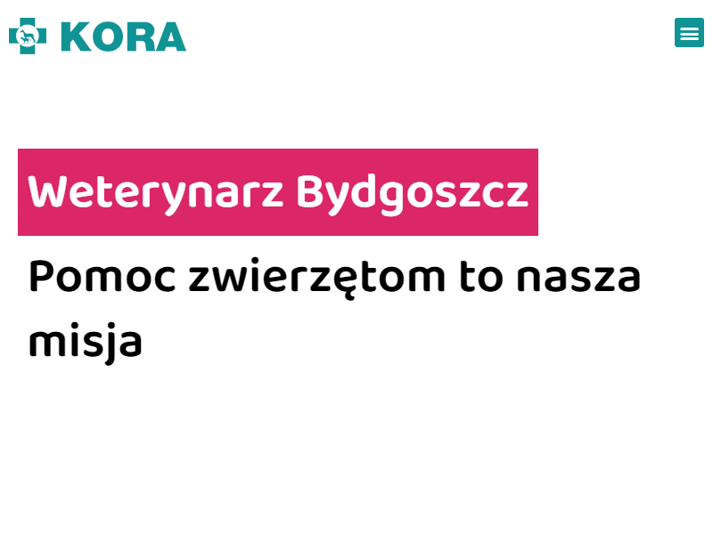 Przychodnia Weterynaryjna Kora w Bydgoszczy